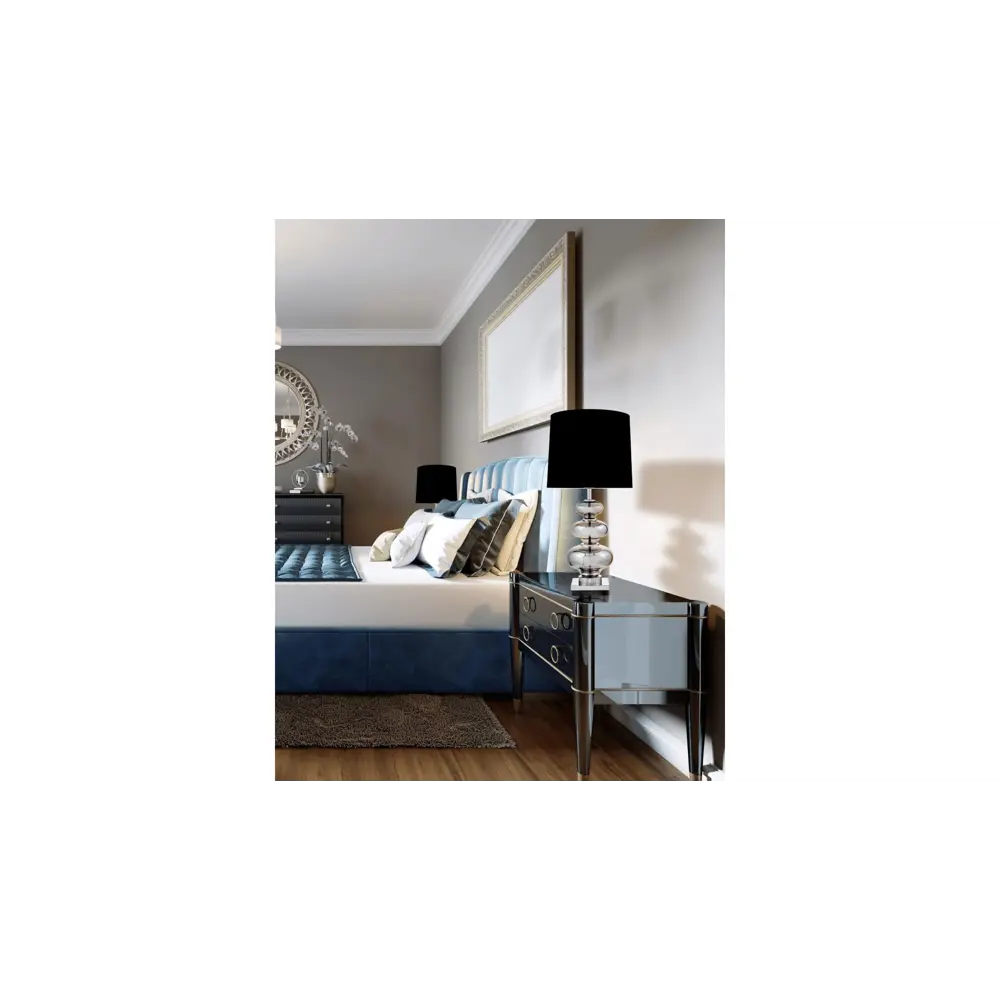 Фото 5 Настольная лампа LUMINA DECO LDT 303 CHR+BK Briston цвет серый серебристый Фото 5 Настольная лампа LUMINA DECO LDT 303 CHR+BK Briston цвет серый серебристый