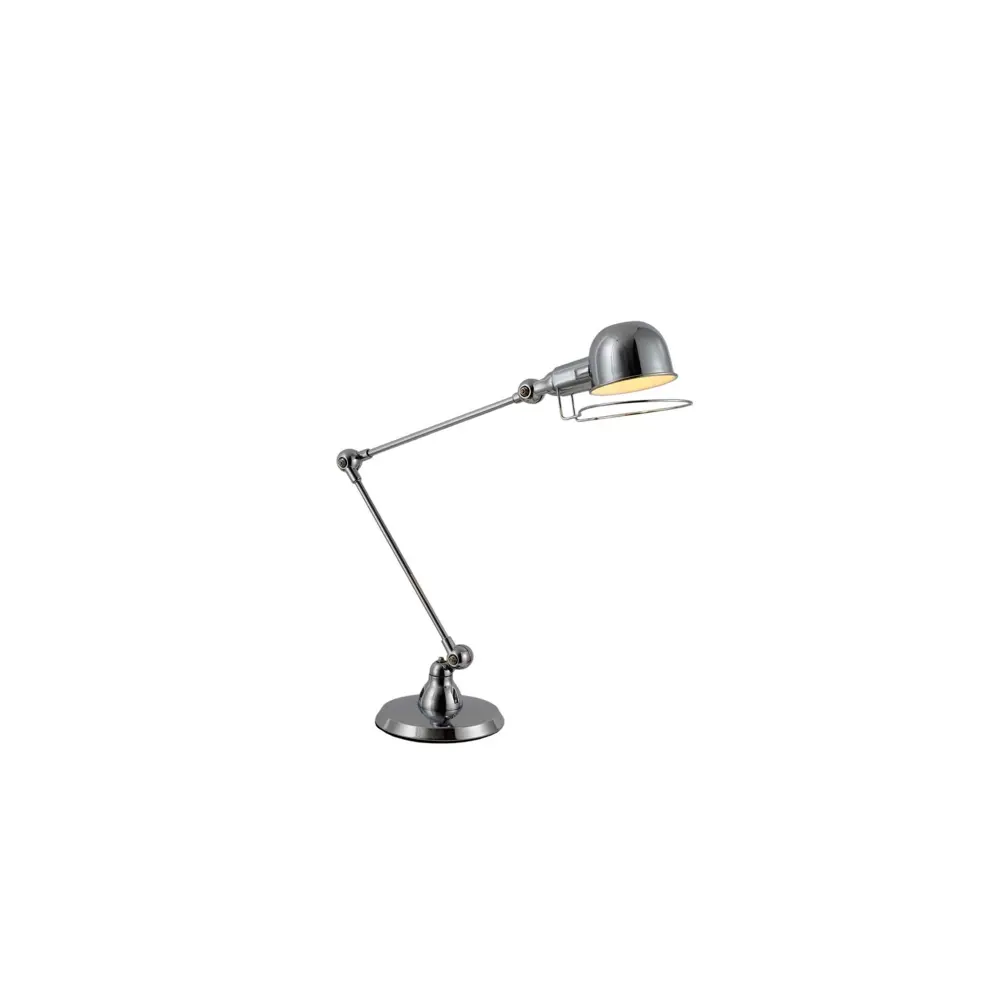 Фото Настольная лампа LUMINA DECO LDT B008-2 CHR Gloria цвет серый серебристый Фото Настольная лампа LUMINA DECO LDT B008-2 CHR Gloria цвет серый серебристый