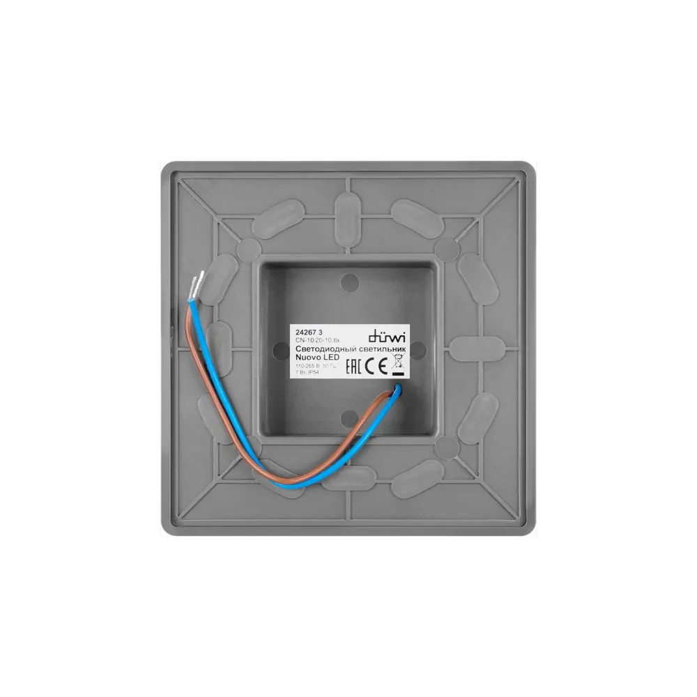 Фото 7 Светильник настенный светодиодный уличный DUWI 24267 3 Nuovo led IP54 цвет серый Фото 7 Светильник настенный светодиодный уличный DUWI 24267 3 Nuovo led IP54 цвет серый