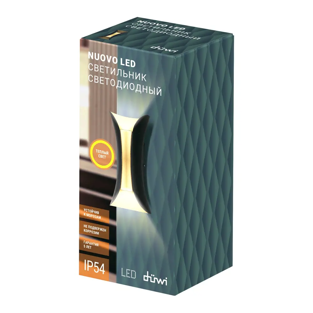 Фото 9 Светильник настенный светодиодный уличный DUWI 24339 7 Nuovo led IP54 цвет черный Фото 9 Светильник настенный светодиодный уличный DUWI 24339 7 Nuovo led IP54 цвет черный