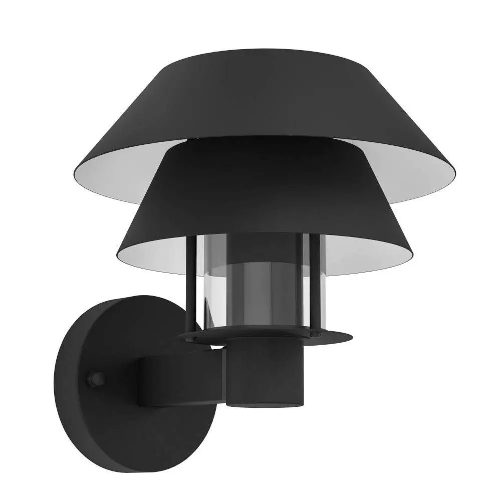 Фото Светильник настенный уличный EGLO 900287 Chiappera IP44 цвет черный Фото Светильник настенный уличный EGLO 900287 Chiappera IP44 цвет черный
