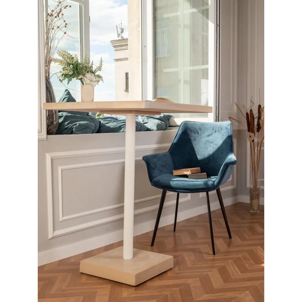 Фото Стол многофункциональный квадратный Мелодия света Unit 950-800 50x3.5 см бетон цвет бежевый Фото Стол многофункциональный квадратный Мелодия света Unit 950-800 50x3.5 см бетон цвет бежевый