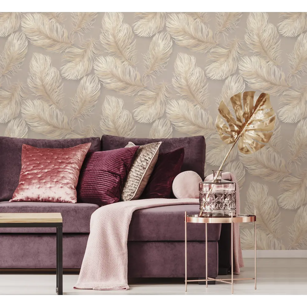Фото 3 Обои флизелиновые Ovk Design Аура коричневые 1.06 м 10884-02 Фото 3 Обои флизелиновые Ovk Design Аура коричневые 1.06 м 10884-02