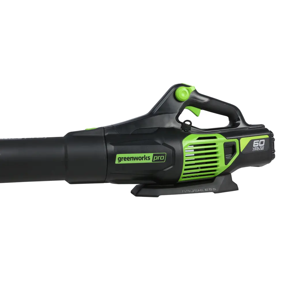 Фото 2 Воздуходув аккумуляторный Greenworks GD60ABK4, 60V, бесщеточный Фото 2 Воздуходув аккумуляторный Greenworks GD60ABK4, 60V, бесщеточный