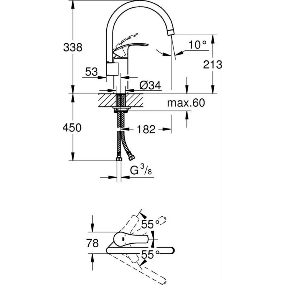 Фото 6 Смеситель для кухни Grohe 33202002 Фото 6 Смеситель для кухни Grohe 33202002