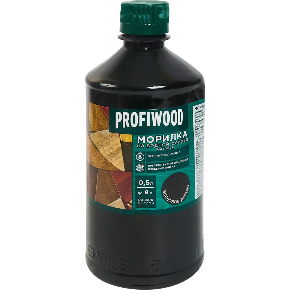 Фото 2 Морилка Profiwood матовая эбеновое дерево 0.5 кг