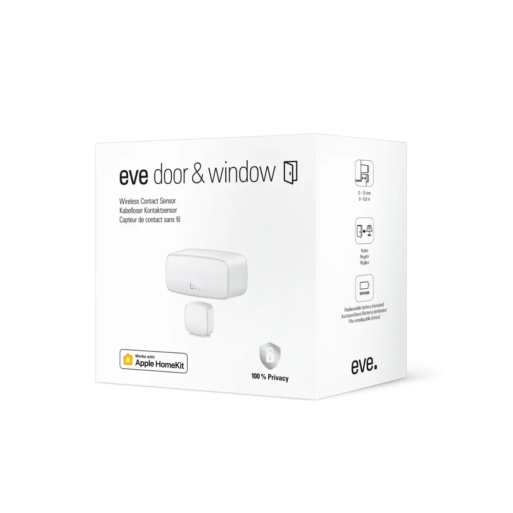 Фото 3 Датчики открытия дверей и окон Elgato Eve Door & Window Фото 3 Датчики открытия дверей и окон Elgato Eve Door & Window