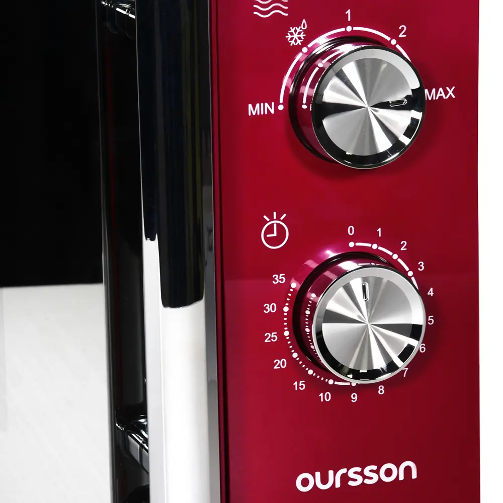 Фото 6 Отдельностоящая микроволновая печь Oursson Mm2010 20 л 45.4x26.1x35.3 см цвет бордовый Фото 6 Отдельностоящая микроволновая печь Oursson Mm2010 20 л 45.4x26.1x35.3 см цвет бордовый