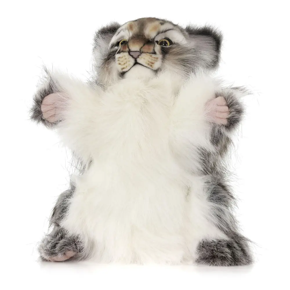 Фото 2 Декоративный предмет Манул 7519 Hansa creation 40 см цвет серый