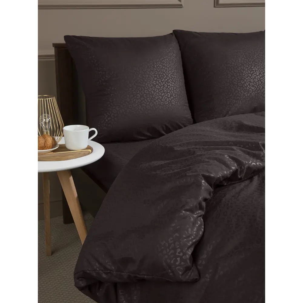 Фото 11 Комплект постельного белья Amore Mio 58512, двуспальный, полиэстер цвет коричневый Фото 11 Комплект постельного белья Amore Mio 58512, двуспальный, полиэстер цвет коричневый