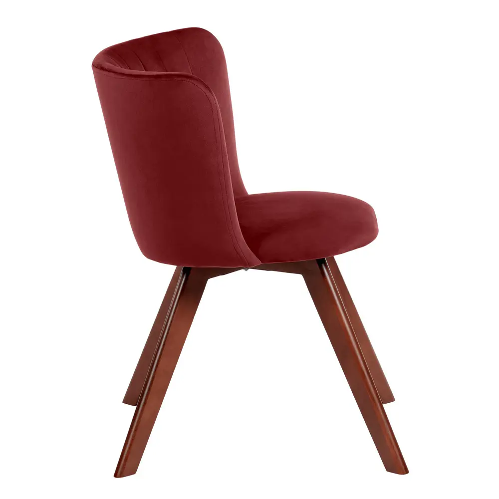 Фото 3 Кухонный стул Bradex home 49x82x60 см велюр цвет красный Фото 3 Кухонный стул Bradex home 49x82x60 см велюр цвет красный