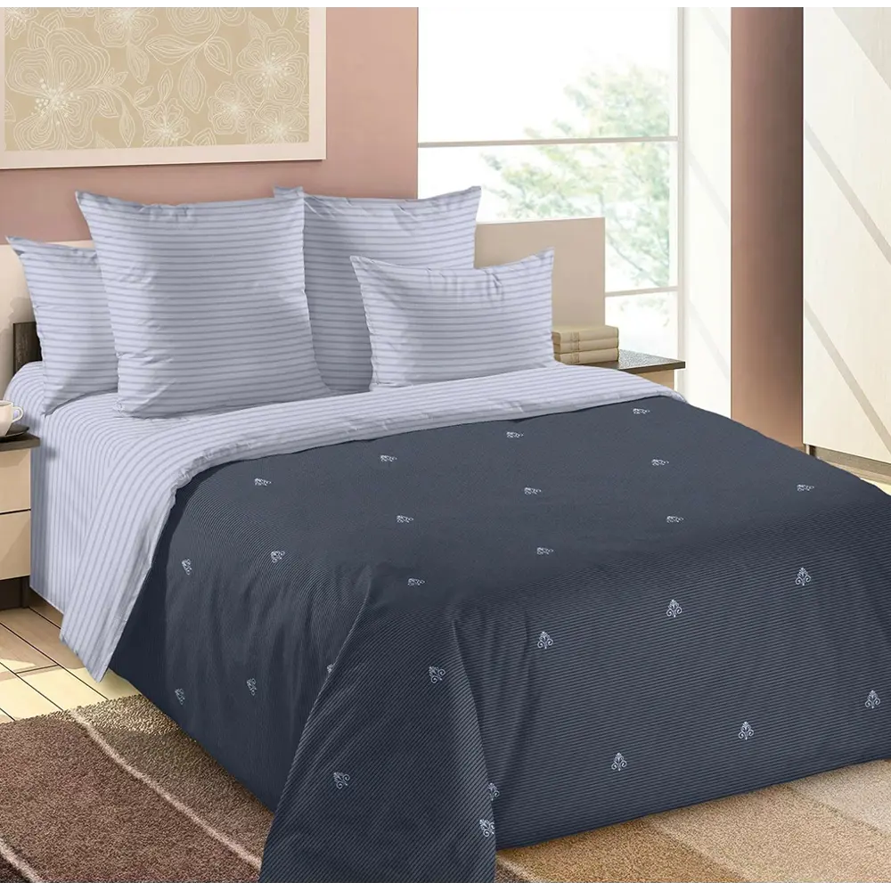Фото Пододеяльник Home Mercury Раут 28381, 220x240 см, сатин, цвет серый Фото Пододеяльник Home Mercury Раут 28381, 220x240 см, сатин, цвет серый