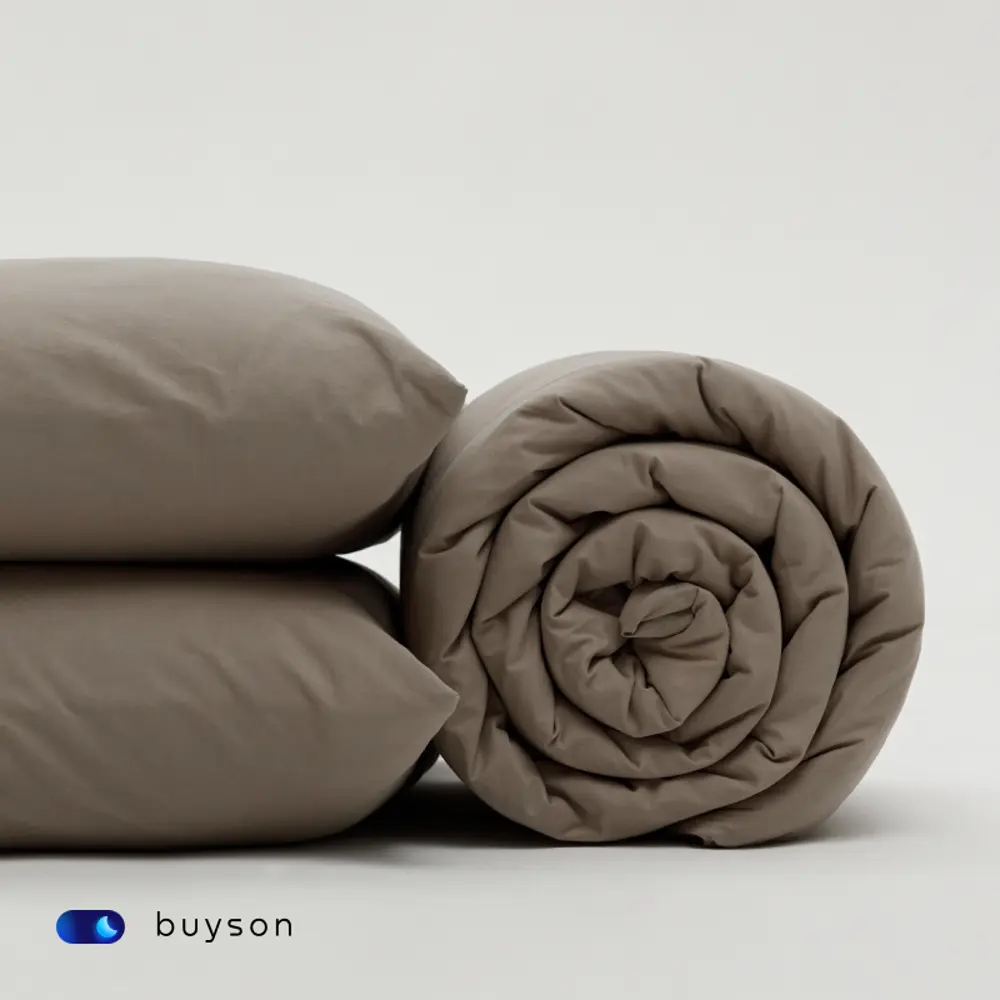 Фото 11 Пододеяльник buyson BuyRelax 200x220 см хлопок цвет бежевый Фото 11 Пододеяльник buyson BuyRelax 200x220 см хлопок цвет бежевый