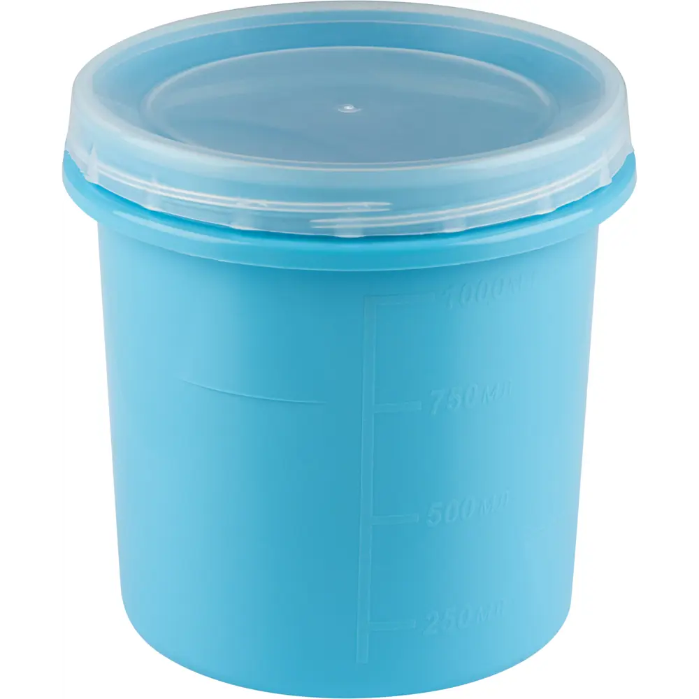 Фото 2 Контейнер для пищевых продуктов Clever 1.1 л полипропилен цвет голубой