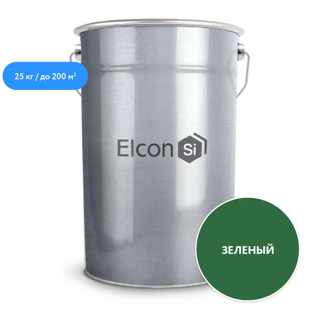 Фото Грунт-эмаль по ржавчине 3 в 1 Elcon 00-00461536 цвет зеленый 25 кг Фото Грунт-эмаль по ржавчине 3 в 1 Elcon 00-00461536 цвет зеленый 25 кг