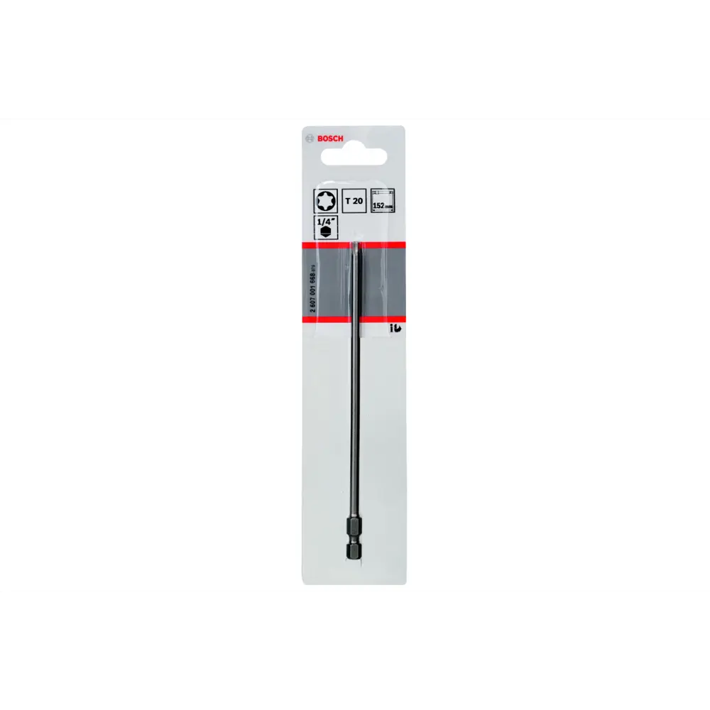 Фото Бита BOSCH 2607001668 1шт. 152мм TORх T20 хH Фото Бита BOSCH 2607001668 1шт. 152мм TORх T20 хH