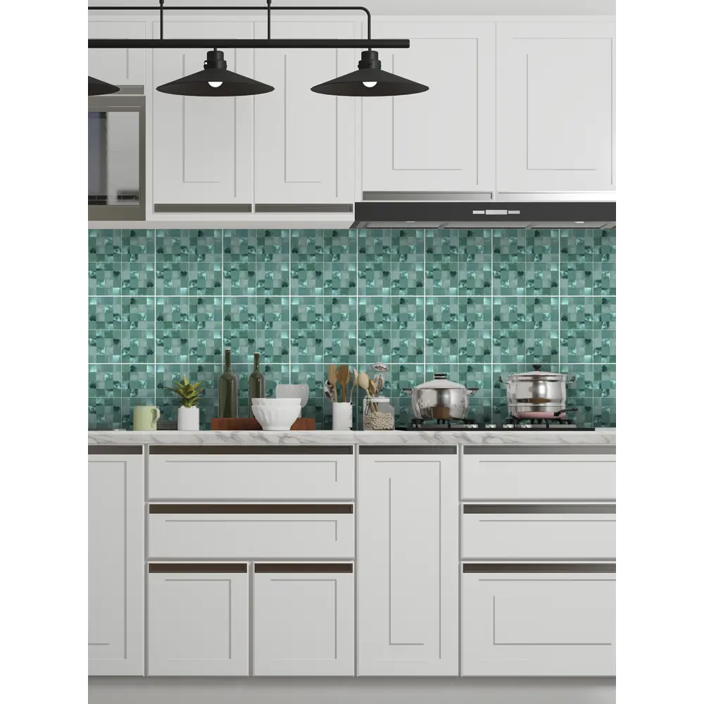 Фото 3 Наклейка-кухонный фартук Dekorio 22001032, 20x20 см, 1 шт