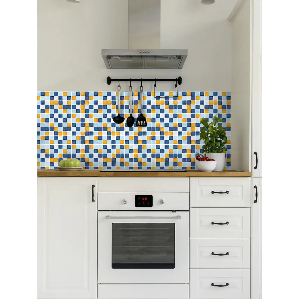 Фото 4 Наклейка-кухонный фартук Dekorio 22001060, 20x20 см, 1 шт Фото 4 Наклейка-кухонный фартук Dekorio 22001060, 20x20 см, 1 шт