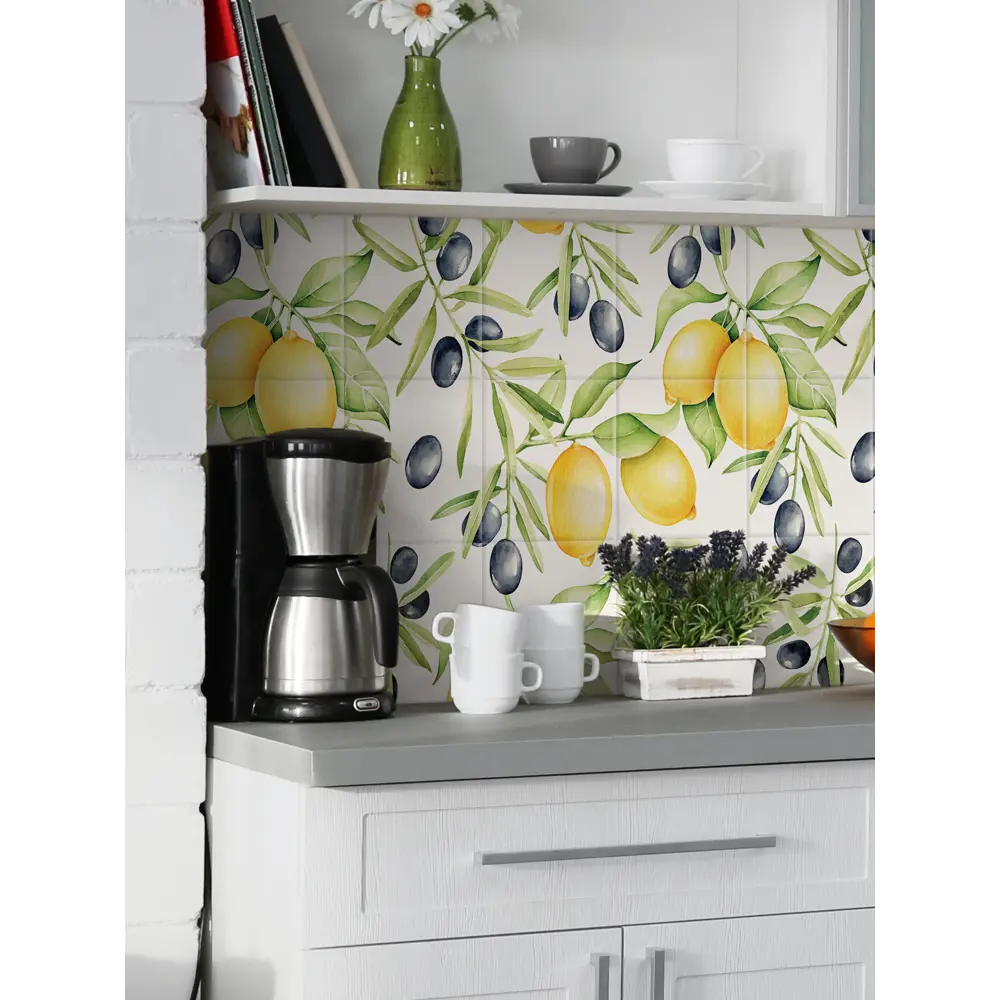 Фото 3 Наклейка-кухонный фартук Dekorio 22001179, 20x20 см, 1 шт Фото 3 Наклейка-кухонный фартук Dekorio 22001179, 20x20 см, 1 шт