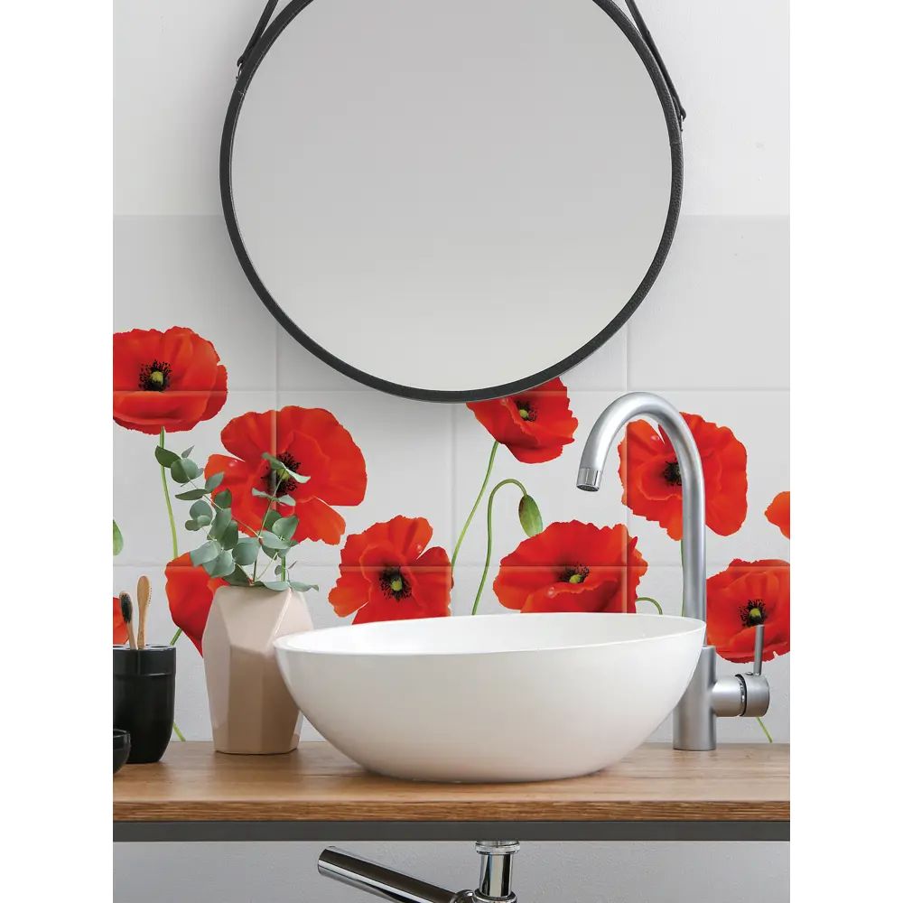 Фото 3 Наклейка-кухонный фартук Dekorio 22001183, 20x20 см, 1 шт