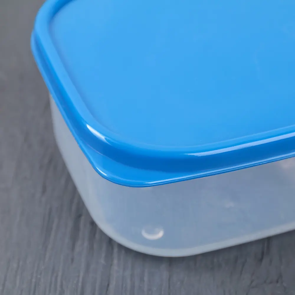 Фото 2 Контейнер для пищевых продуктов Доляна 0.4 мл пластик цвет синий Фото 2 Контейнер для пищевых продуктов Доляна 0.4 мл пластик цвет синий