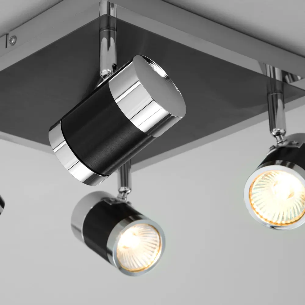 Фото 6 Светильник потолочный EUROSVET 20058/4 Prime a058138 4 лампы 13 м² цвет черный Фото 6 Светильник потолочный EUROSVET 20058/4 Prime a058138 4 лампы 13 м² цвет черный