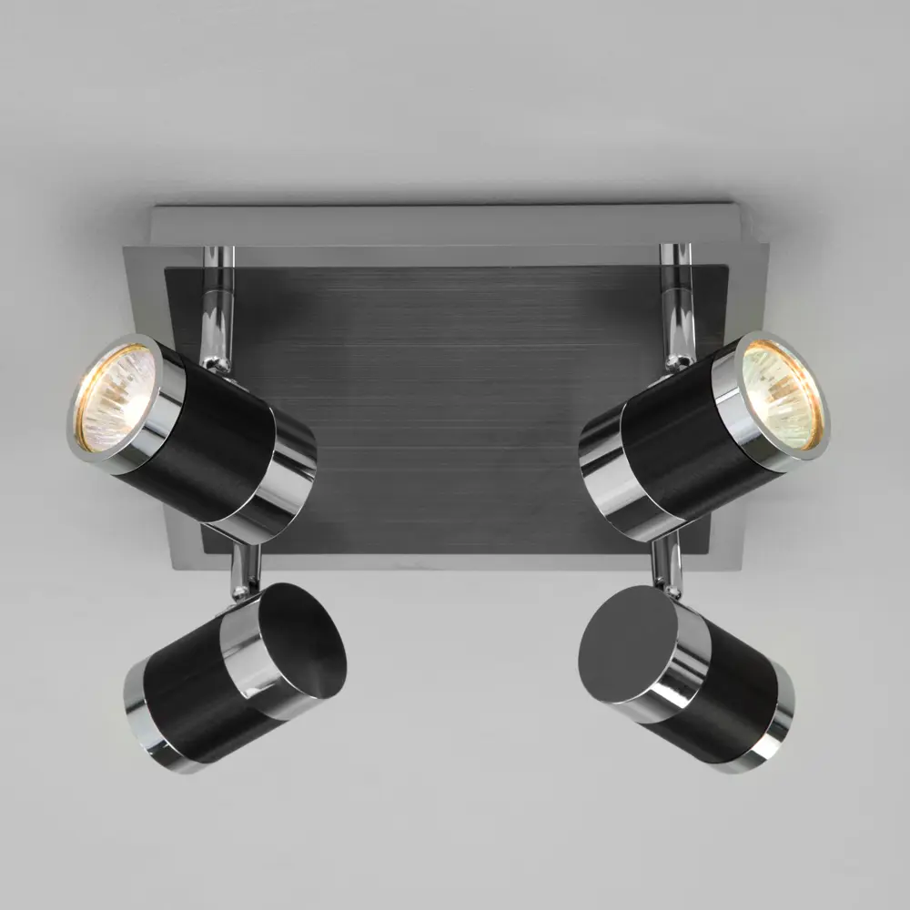 Фото 3 Светильник потолочный EUROSVET 20058/4 Prime a058138 4 лампы 13 м² цвет черный Фото 3 Светильник потолочный EUROSVET 20058/4 Prime a058138 4 лампы 13 м² цвет черный