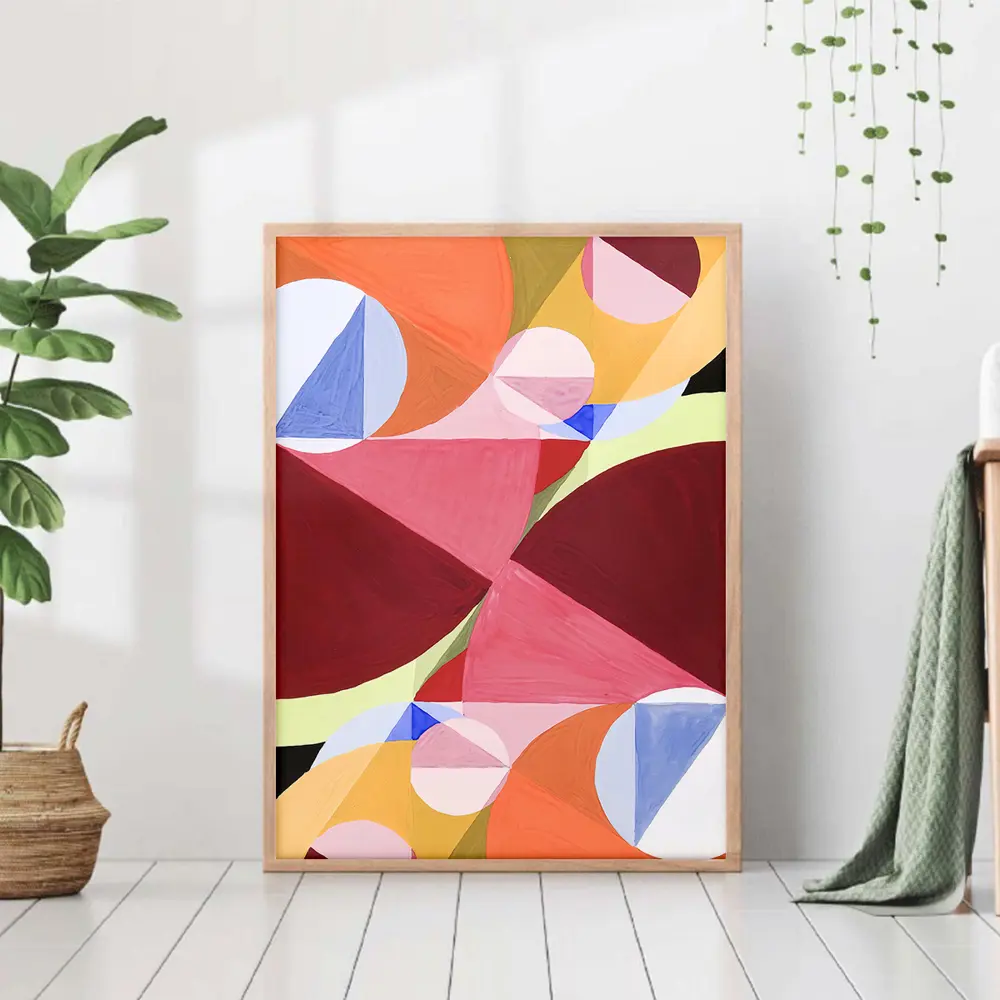 Фото Постер 28 картин "Геометрическая композиция" 50x40 см Фото Постер 28 картин "Геометрическая композиция" 50x40 см