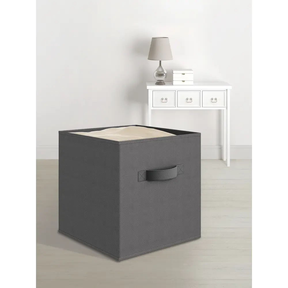 Фото 4 Набор коробов стеллажных 3 шт Valiant B1-BOX-3K 28x28x28 см нетканый Фото 4 Набор коробов стеллажных 3 шт Valiant B1-BOX-3K 28x28x28 см нетканый