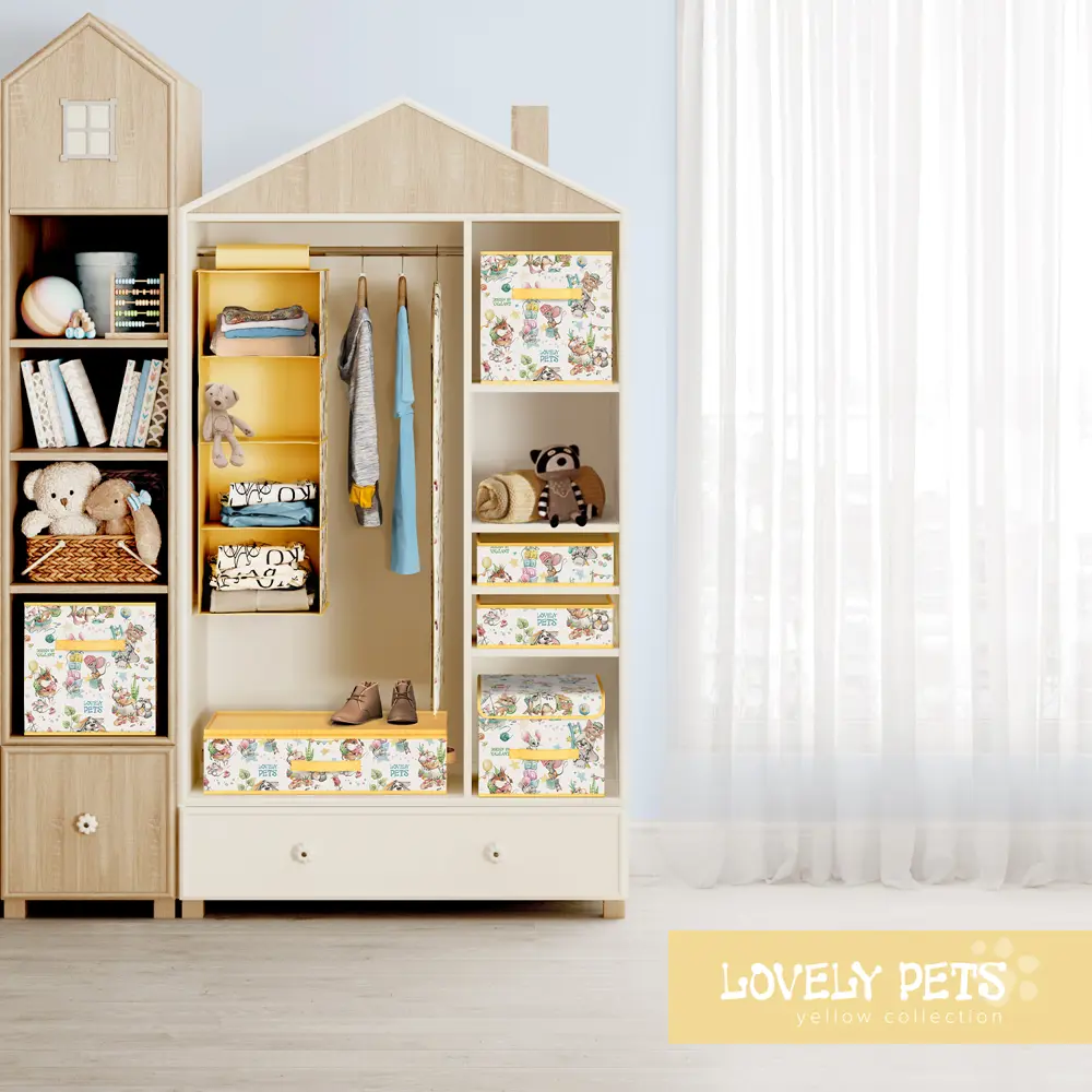 Фото 6 Набор коробов 3 шт Valiant LPY-BOX-2SL 28x28x28 см нетканый Фото 6 Набор коробов 3 шт Valiant LPY-BOX-2SL 28x28x28 см нетканый