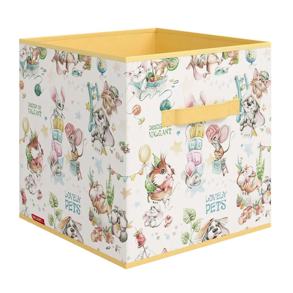 Фото 3 Набор коробов 3 шт Valiant LPY-BOX-2SL 28x28x28 см нетканый Фото 3 Набор коробов 3 шт Valiant LPY-BOX-2SL 28x28x28 см нетканый