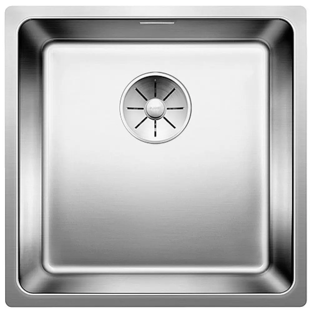 Фото Врезная мойка Blanco 400-U 44x44x19 см нержавеющая сталь цвет сталь Фото Врезная мойка Blanco 400-U 44x44x19 см нержавеющая сталь цвет сталь