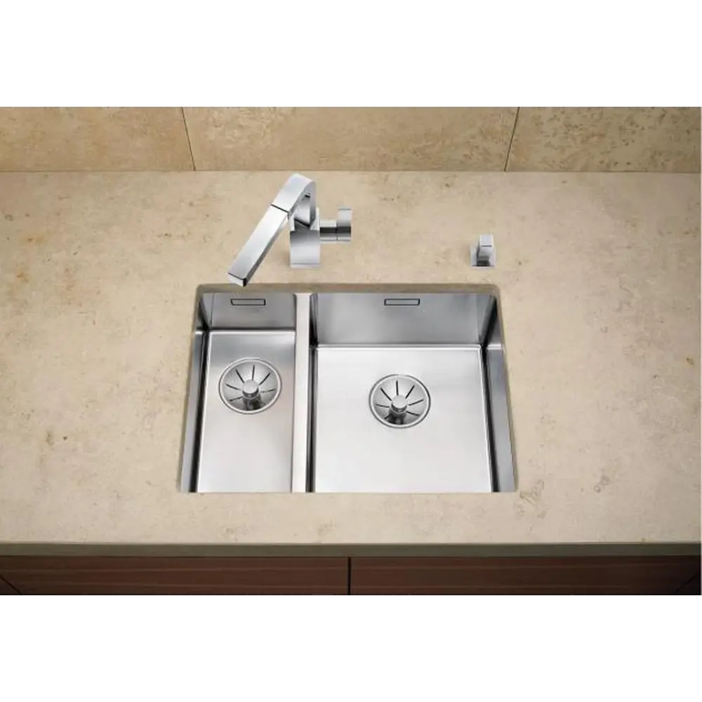 Фото 3 Мойка под столешницу Blanco Claron 340/180-U 59x44x19 см нержавеющая сталь цвет сталь Фото 3 Мойка под столешницу Blanco Claron 340/180-U 59x44x19 см нержавеющая сталь цвет сталь