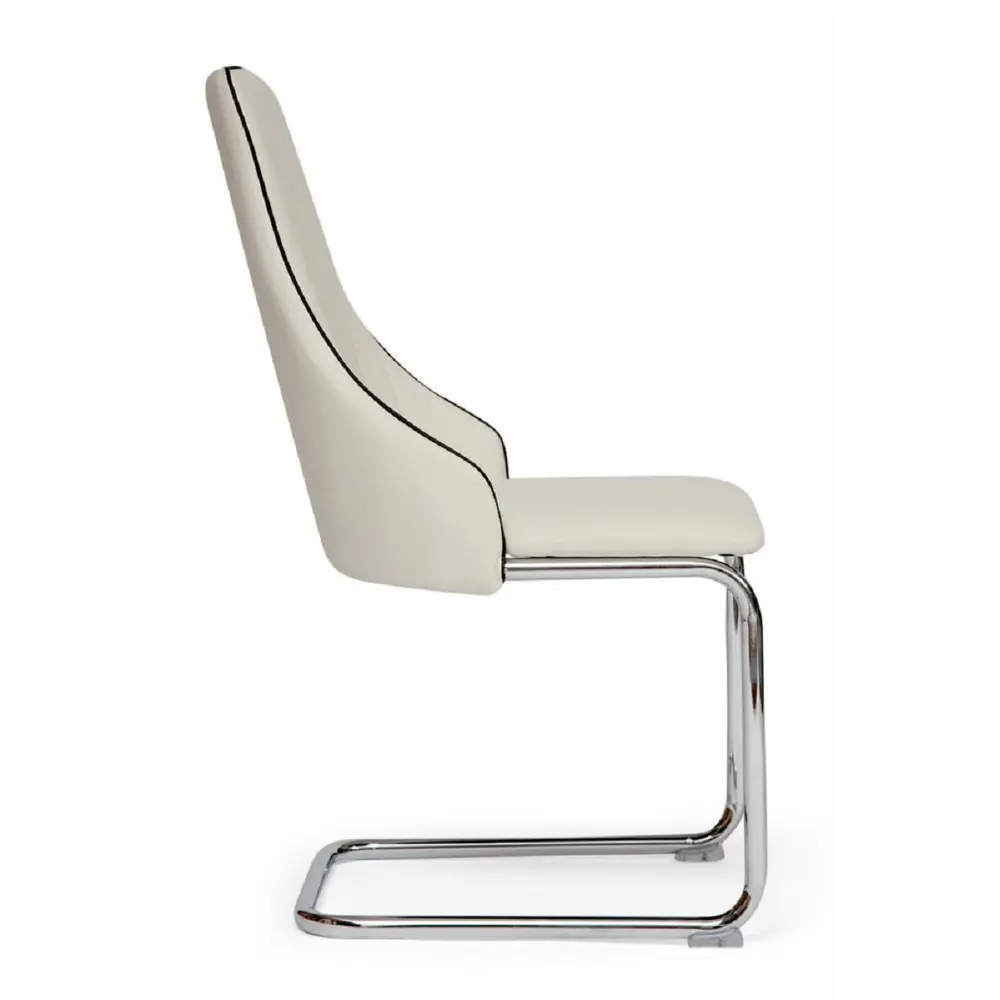 Фото 3 Комплект кухонных стульев 4 шт Tetchair Fratelli 11425 97х62х44 см экокожа цвет сталь Фото 3 Комплект кухонных стульев 4 шт Tetchair Fratelli 11425 97х62х44 см экокожа цвет сталь