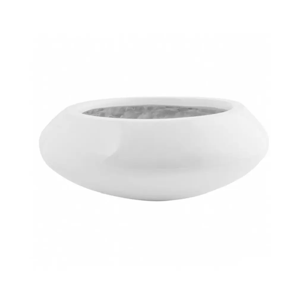 Фото Горшок цветочный E3019-S1-W Pottery pots 30 см 3 л композитный белый Фото Горшок цветочный E3019-S1-W Pottery pots 30 см 3 л композитный белый
