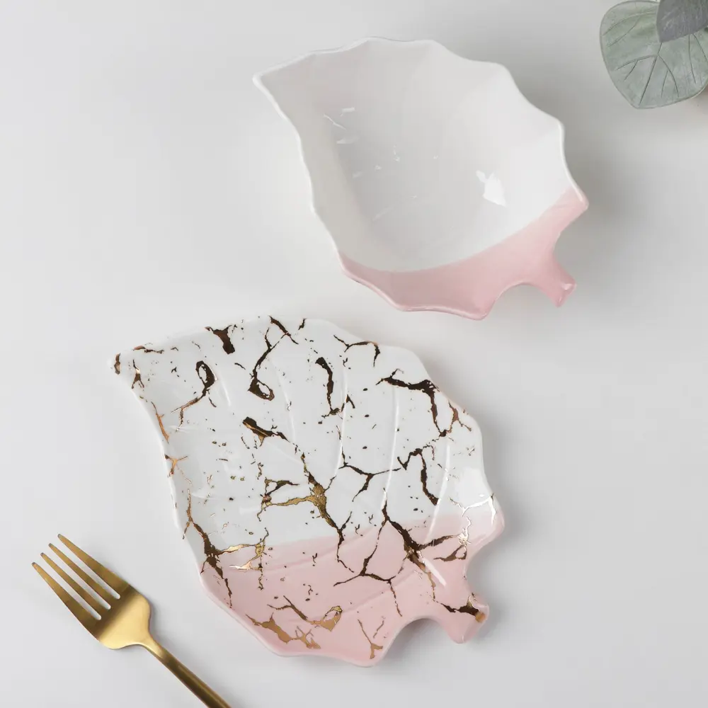 Фото 3 Столовый сервиз Simaland Листочек 2 предмета 1 персона цвет бело-розовый Фото 3 Столовый сервиз Simaland Листочек 2 предмета 1 персона цвет бело-розовый