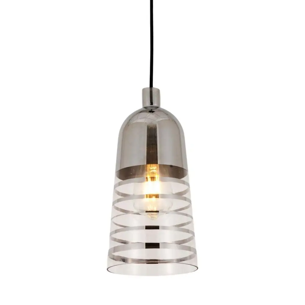 Фото Светильник подвесной LUMINA DECO LDP 6815 CHR Etrica 1 лампа цвет хром Фото Светильник подвесной LUMINA DECO LDP 6815 CHR Etrica 1 лампа цвет хром