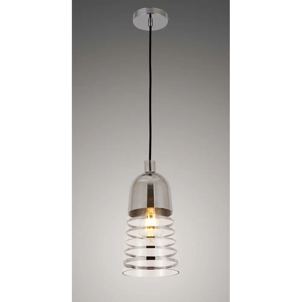 Фото 2 Светильник подвесной LUMINA DECO LDP 6815 CHR Etrica 1 лампа цвет хром Фото 2 Светильник подвесной LUMINA DECO LDP 6815 CHR Etrica 1 лампа цвет хром