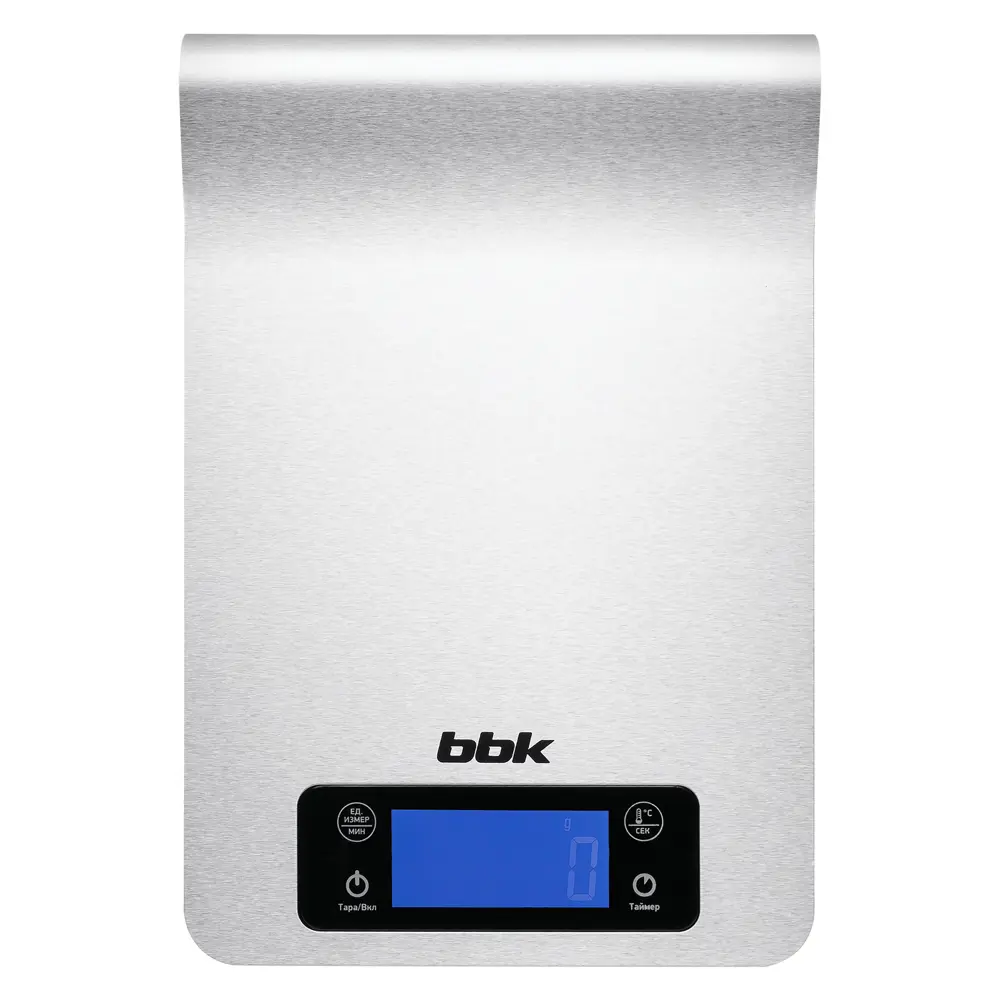 Фото 2 Электронные весы Bbk KS150M(M) нагрузка до 5 кг цвет металлик Фото 2 Электронные весы Bbk KS150M(M) нагрузка до 5 кг цвет металлик