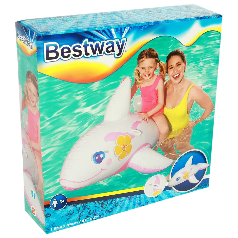 Фото 5 Игрушка надувная для плавания Bestway Кит 157x94 см от 3 лет Фото 5 Игрушка надувная для плавания Bestway Кит 157x94 см от 3 лет