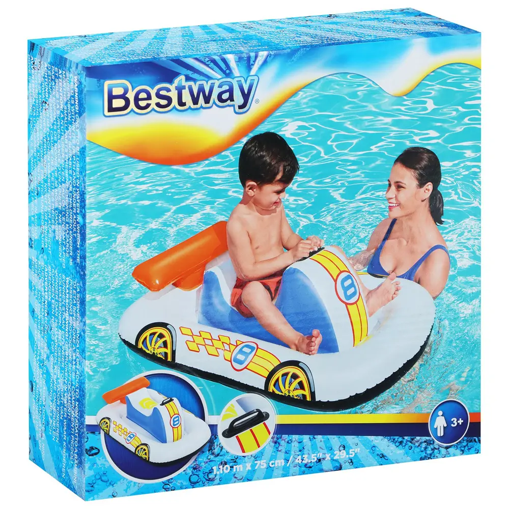 Фото 4 Лодочка надувная Bestway 41480 Funspeakers Police Car Baby Boat 110x75 см Фото 4 Лодочка надувная Bestway 41480 Funspeakers Police Car Baby Boat 110x75 см