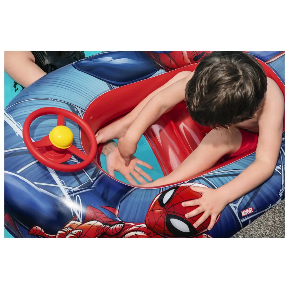 Фото 4 Лодочка надувная Bestway 98009 Spider-Man 112x71 см от 3-6 лет Фото 4 Лодочка надувная Bestway 98009 Spider-Man 112x71 см от 3-6 лет