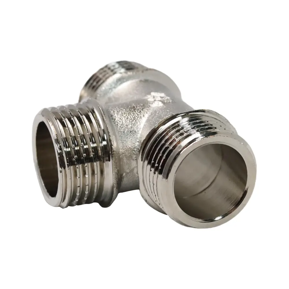 Фото 3 Тройник Aqualink 1/2"x1/2"x1/2" НР латунь k10923 Фото 3 Тройник Aqualink 1/2"x1/2"x1/2" НР латунь k10923