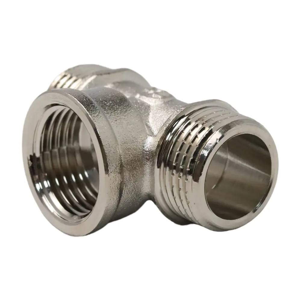 Фото 2 Тройник Aqualink 1/2"x1/2"x1/2" ВР-НР латунь k10850 Фото 2 Тройник Aqualink 1/2"x1/2"x1/2" ВР-НР латунь k10850
