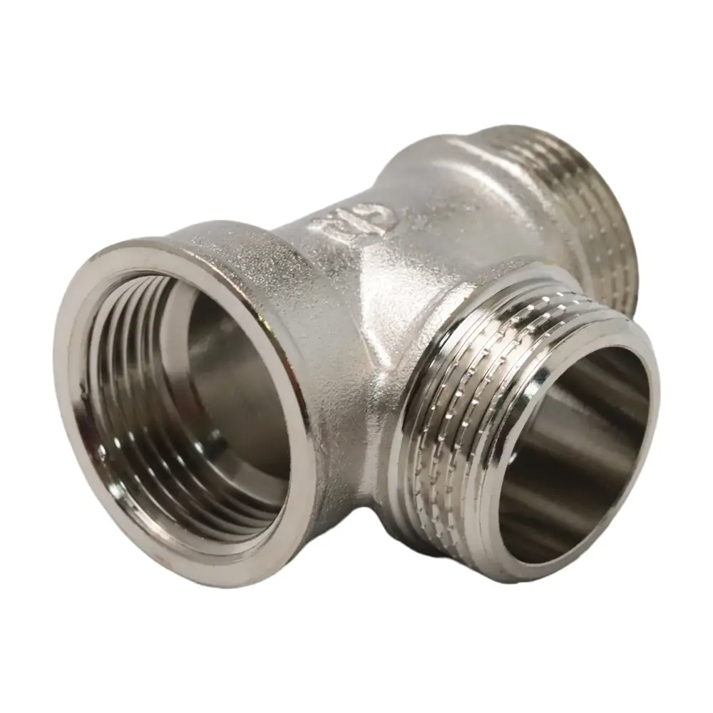 Фото 9 Тройник Aqualink 3/4"x3/4"x3/4" ВР-НР латунь k10997 Фото 9 Тройник Aqualink 3/4"x3/4"x3/4" ВР-НР латунь k10997