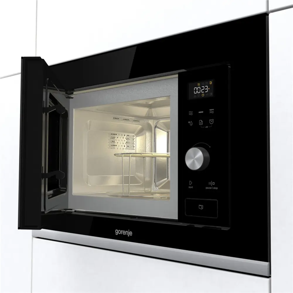 Фото 6 Встраиваемая микроволновая печь Gorenje Bmx201ag1bg 20 л 59.5x38.8x34.4 см цвет черный Фото 6 Встраиваемая микроволновая печь Gorenje Bmx201ag1bg 20 л 59.5x38.8x34.4 см цвет черный