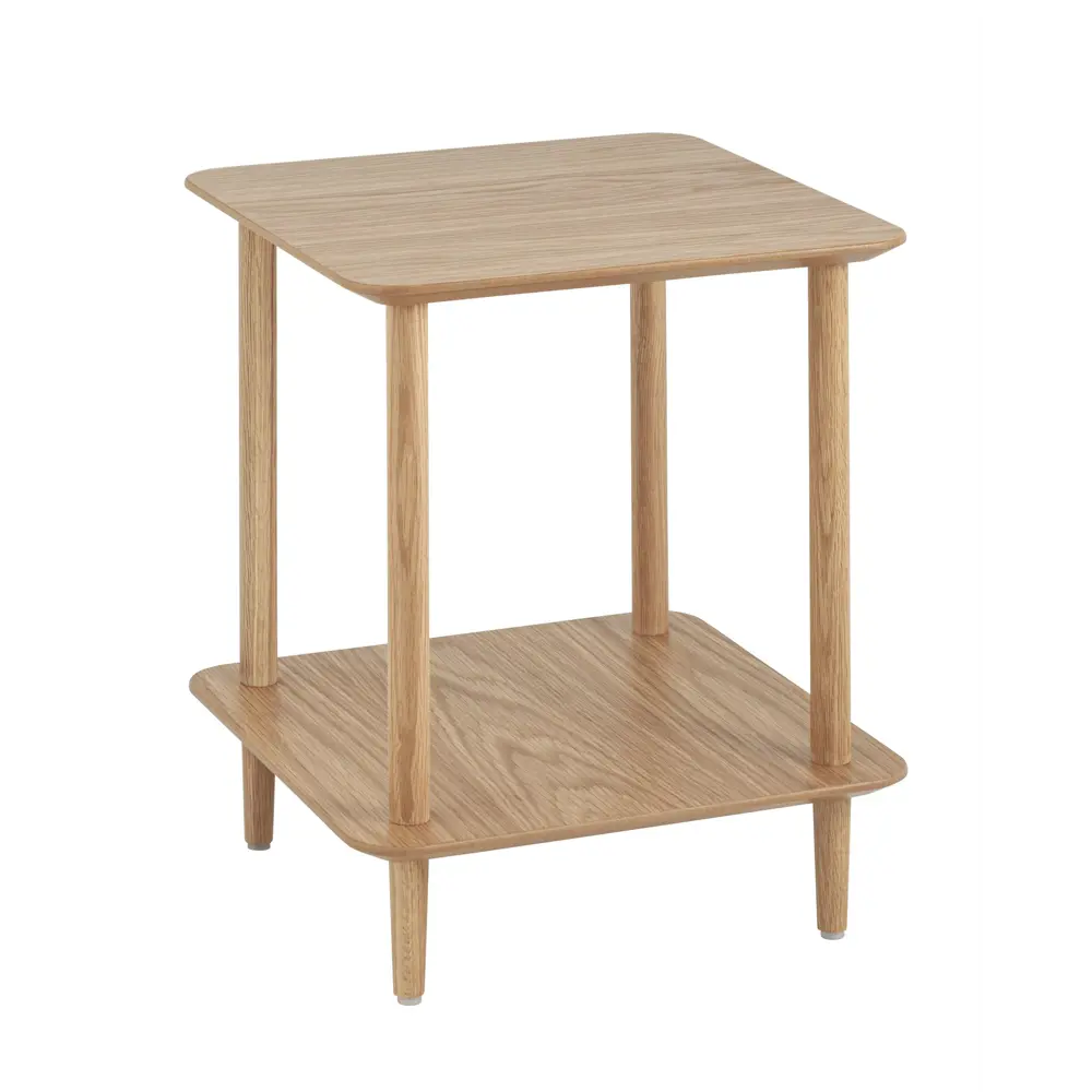 Фото 2 Журнальный столик квадратный Stool Group 40x40x50 см светлое дерево Фото 2 Журнальный столик квадратный Stool Group 40x40x50 см светлое дерево