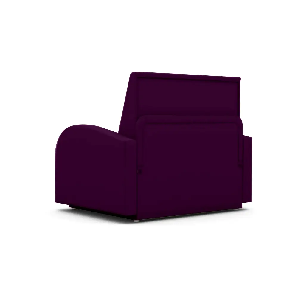 Фото 3 Кресло Стандарт Фокус 80x87x80 см велюр цвет баклажан