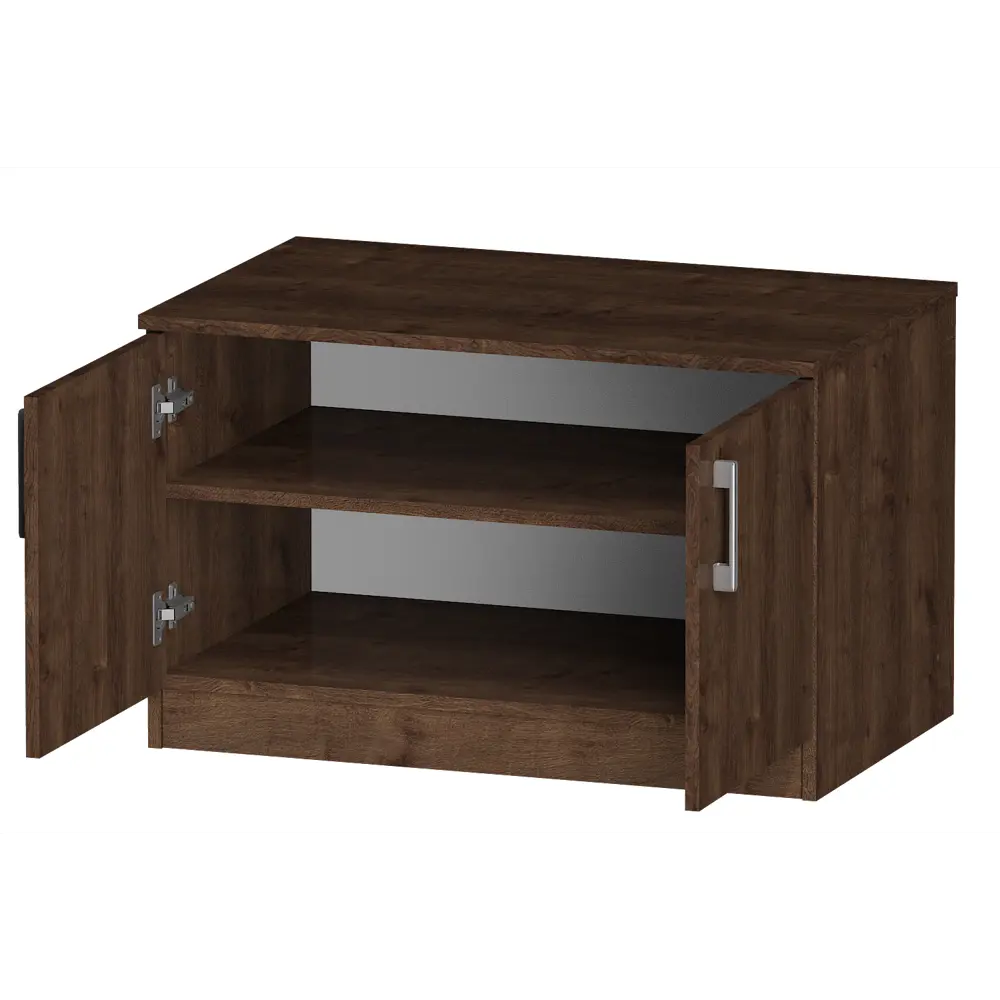 Фото 2 Тумба под телевизор Furnistyle 7932 80x50x50 см ЛДСП цвет дуб коричневый табак Фото 2 Тумба под телевизор Furnistyle 7932 80x50x50 см ЛДСП цвет дуб коричневый табак