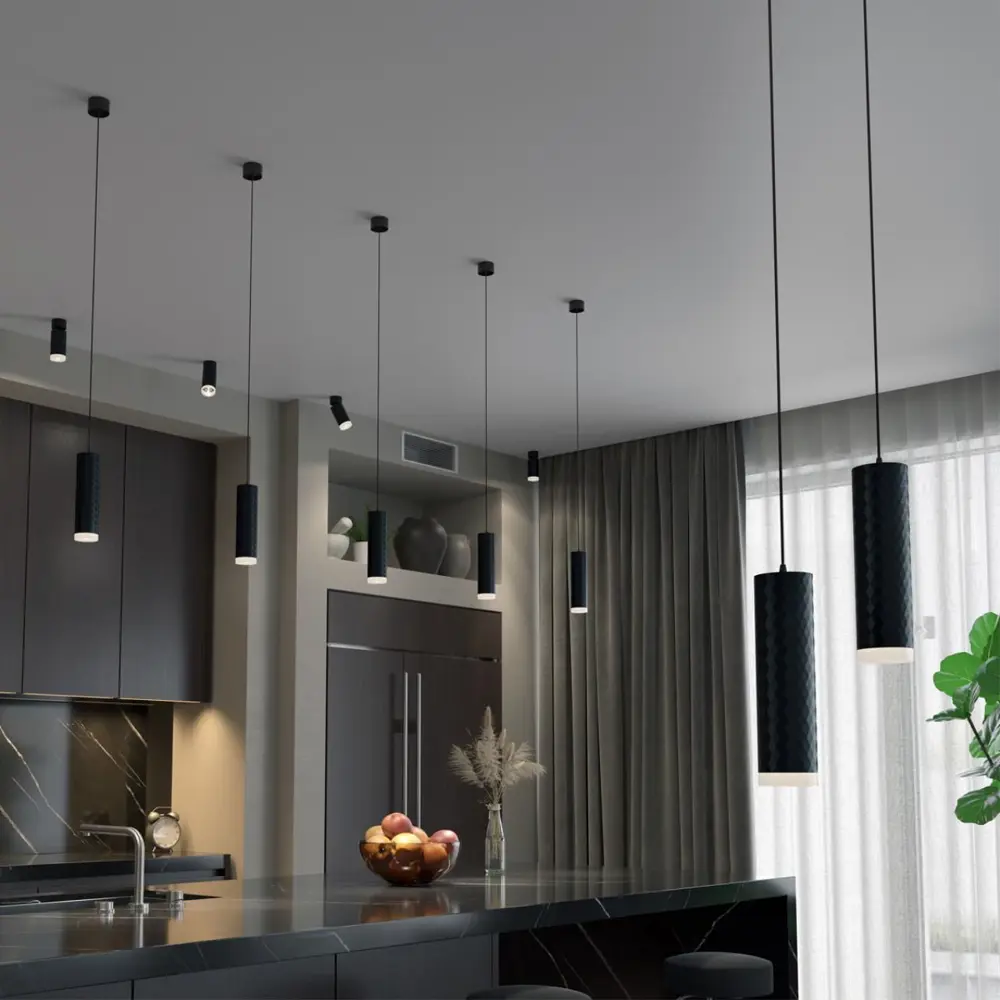 Фото 2 Светильник подвесной NOVOTECH 370853 Over 1 лампа 3 м² цвет черный Фото 2 Светильник подвесной NOVOTECH 370853 Over 1 лампа 3 м² цвет черный